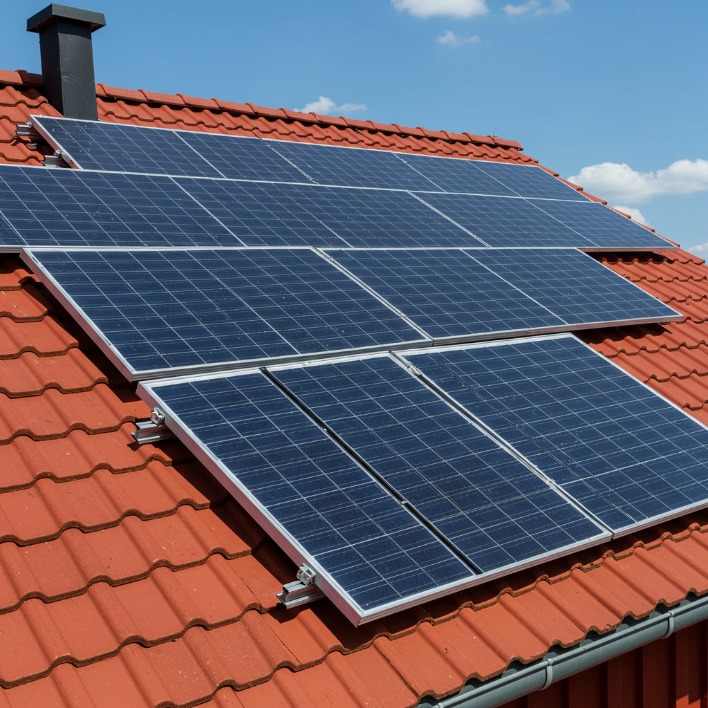 Photovoltaik Anlage auf Dach